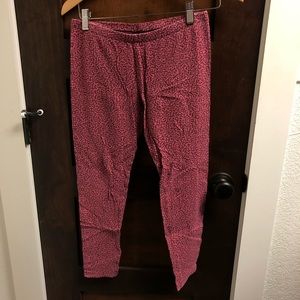 Pink patterned tights